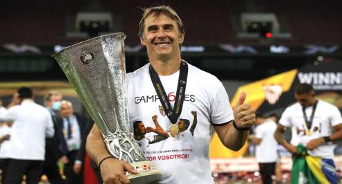 بعد ترك المجد وإقالة بسبب خماسية.. لوبيتيجي يحقق أول بطولاته مع إشبيلية